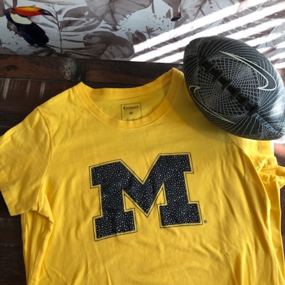 University of Michigan Glitter T-shirt